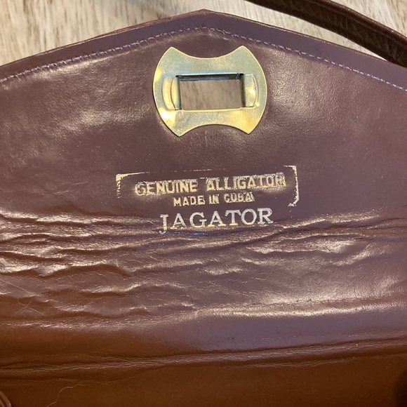ALLIGATOR vintage “Jagator” genuine alligator bag - Picture 9 of 13